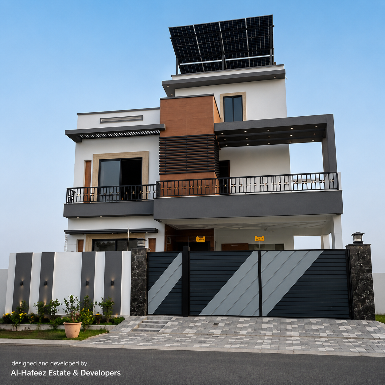 Contemporary Solar-Powered House — SA Garden